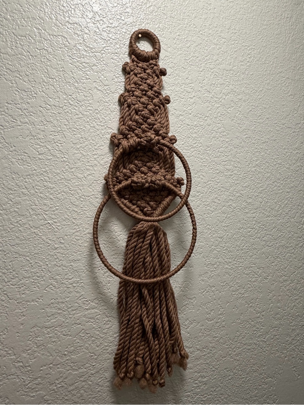 Handmade Brown Macramé Wall Hanging